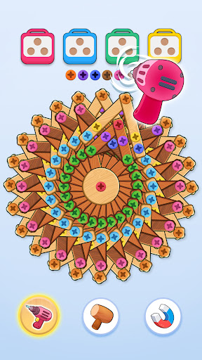 ネジパズル: 脳トレ ウッド パズル - 人気 ネジ ゲーム スクリーンショット2