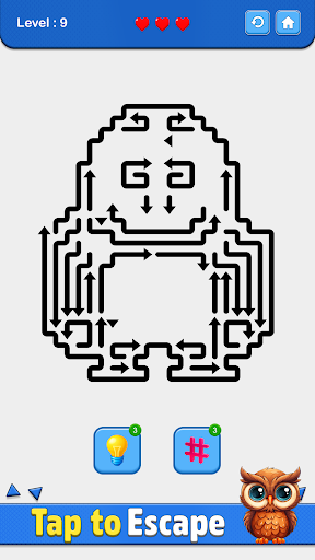 Arrow Tap アローパズルゲーム スクリーンショット1